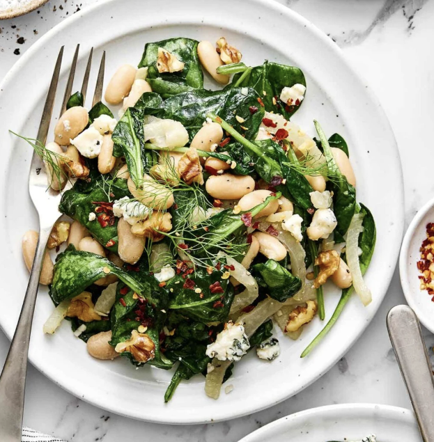 spinach-and-white-bean-salad