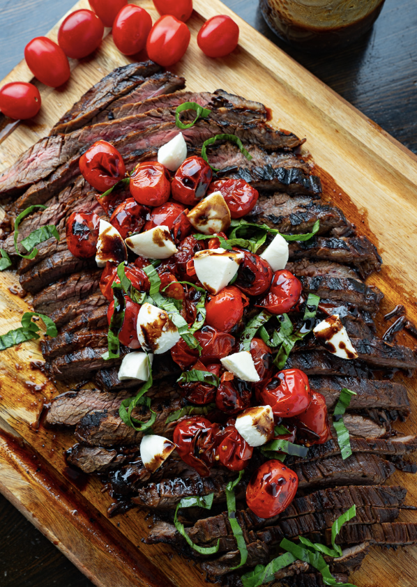 /balsamic-grilled-flank-steak-caprese